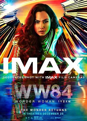 379086 Wonder Woman IMAX Movie Gal Gadot 2020 WALL PRINT POSTER AU • $40.65