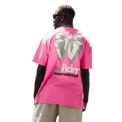 Wndrr | Module Box Fit Tee Pink • $59.95