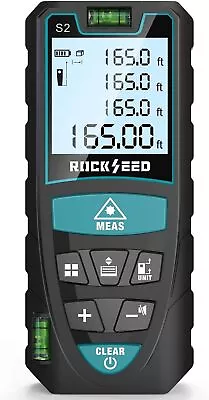 Laser Distance MeterRockSeed IP54 Measure With 2 Bubble...  • £31.29