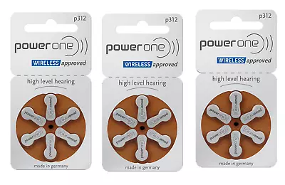 Power One P312 Hearing Aid Batteries - 18 Count • $8.99