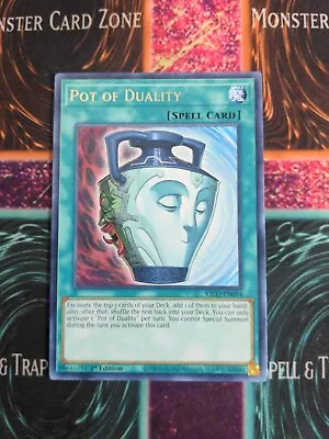 Yu-Gi-Oh! Pot Of Duality KICO-EN054 1st Edition Rare NM B2/ • $2.55