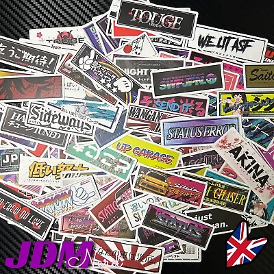 10 Mini Slap Stickers Random Selection JDM Car Drift Race Decal Honda Nissan UK • £3.49