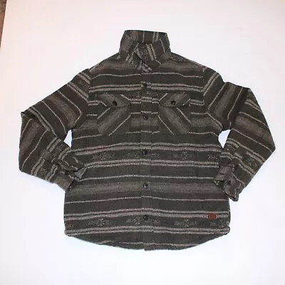 Jachs New York Men’s Western Aztec Flannel Cowboy Wool Blend Shacket Jacket L • $27.97