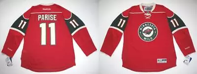 $49.99 • Buy Rbk Minnesota Wild Zach Parise Premier Red Home Jersey M