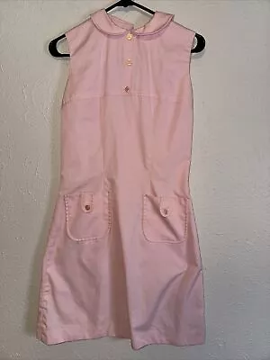 1960s Vintage Pink Romper Dress Madmen Mod Retro S M 60s Handmade *Note* • $10