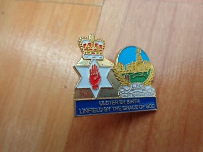 £3.99 • Buy Linfield Fc 'ulster By Birth, Linfield By The Grace Of God' Pin Badge Loyalist