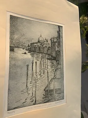 Pickert Harald Venice Etching Austrian Aquatint Italy • $200