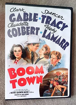 BOOM TOWN (1940) Clark Gable Spencer Tracy Film. Region 1 USA DVD - EXCEL CON • £8.99