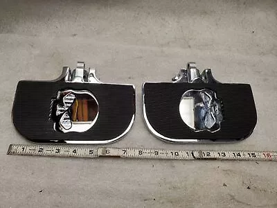 Mini Boards Floorboards Skull Highway Pegs Softail Sportster Dyna Motorcycle Pas • $59.99