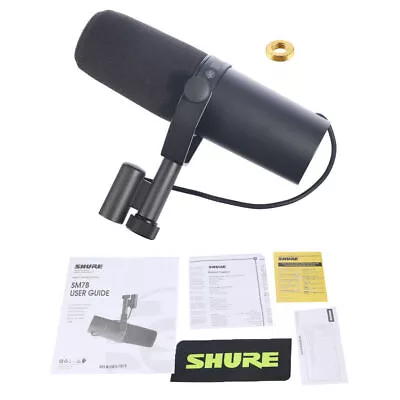 New Shure Vocal Broadcast Microphone SM7B / Cardioid Dynamic US Free Shipping • $174.88