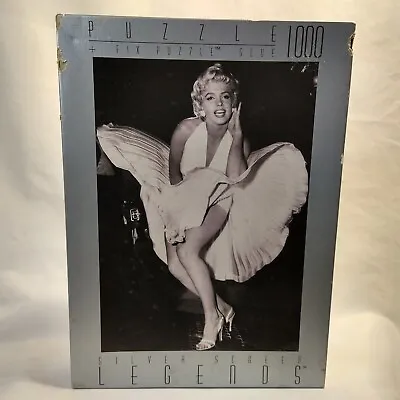 Silver Screen Legends Marilyn Monroe 1000 Pc Puzzle Fink & Co 1995 • $9.85