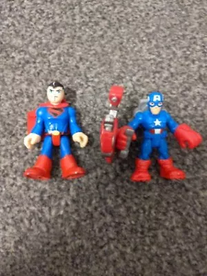 Imaginext Superman And Captain America • £5