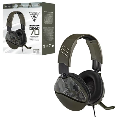 $47.95 • Buy Turtle Beach Recon 70 Green Camo Headset For PS4, Xbox One & Switch