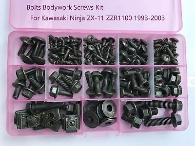 Fairing For Kawasaki Ninja ZX-11 ZZR1100 1993-2003 Bolts Bodywork Screws Kit T10 • $26.39