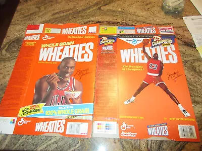 Wheaties  Michael Jordan`s  Signature Box   &   75  YEARS A  CHAMPION  + 5 CARDS • $9.95