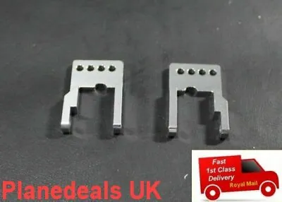 Adjustable Rear Shock Mounts ALUMINIUM  For Tamiya CC01 SILVER L31 • £14.95