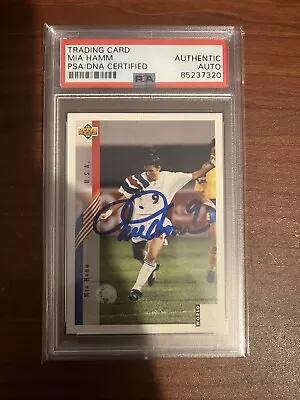 1994 Upper Deck World Cup Soccer Rookie Auto Mia Hamm PSA / DNA Authentic • $388.88