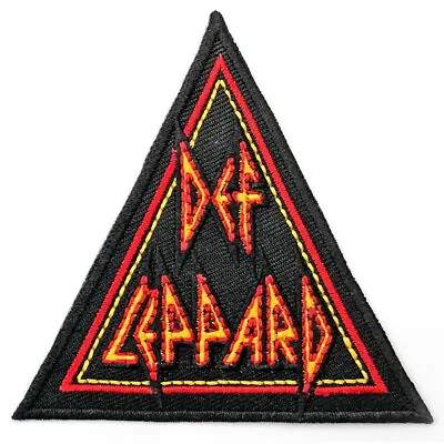 £3.89 • Buy Officially Licensed Def Leppard Logo Iron On Patch- Music Rock Band Patches M012