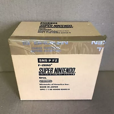 Factory Sealed Case Of 6 Super Nintendo F-Zero Players Choice NEW RARE WATA VGA • $2699.99