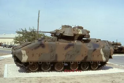 #SQ B Old 35mm Slide Photo- Military- Fort Hood- Tank 1986 • $5.50