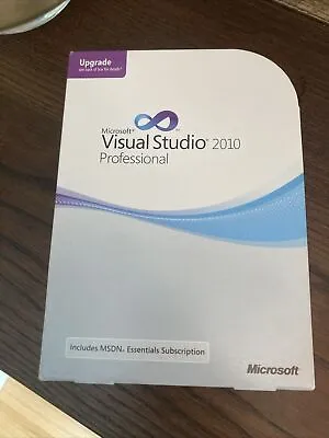 Microsoft Visual Studio 2010 Professional Full Upgrade Version -READ BELOW • $154