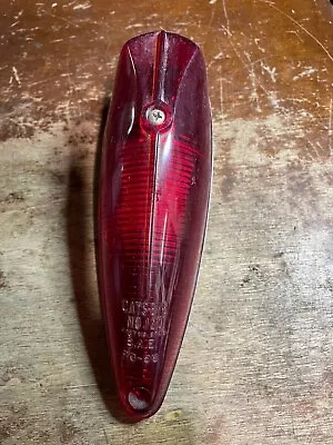 Vintage Cats Eye Red Marker Light No 120 NOS Teardrop 7 3/8  Rat Rod Hot Rod Gas • $12