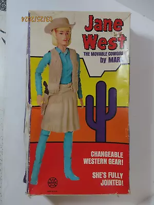 Vintage Marx Jane West & Princess Wildflower Figures With Box & Accessories Lot • $60