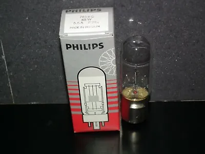 Genuine Philips Bulb 7668C 100W 6.6A P28s NOS Made In Belgium Airfield Lamp • $19.50