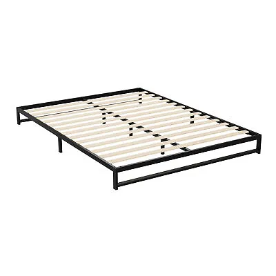 $117.95 • Buy Artiss Metal Bed Frame Queen Size Bed Base Mattress Platform Black BERU