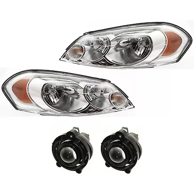 Headlight Driving Head Light Headlamp  Driver & Passenger Side For Chevy Sedan • $158.07