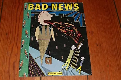 Bad News #3 Fantagraphics 1988 Spiegelman Panter Dietch Kaz - Bagge Library Copy • $45