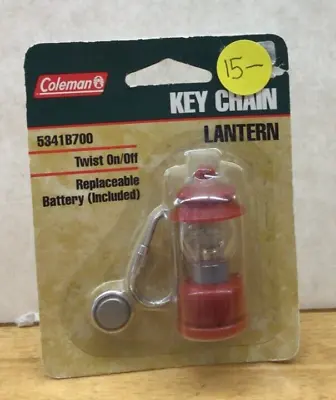 Coleman Vintage Lantern Keychain Twist On/Off | Sealed • $15