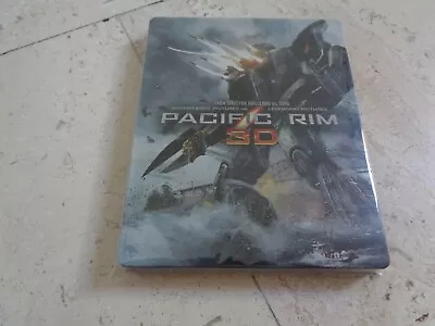 PACIFIC RIM 3D 1&2 3D Double Feature Blu-Ray SteelBook Charlie Hunnam Del Toro • $49.99