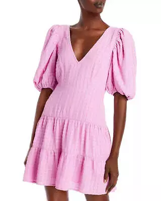 FRENCH CONNECTION Birch Puff Sleeve Dress 8B 1748 • $25.96