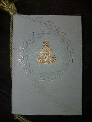 $11 • Buy Vintage Thanksgiving Interlude Pledge Booklet Nu Chapter Of Alpha Chi Omega 1946