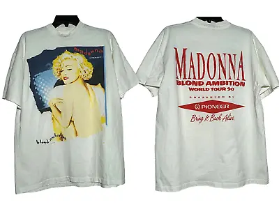 Madonna Blond Ambition World Tour T Shirt Full Size S-5XL • $31.34