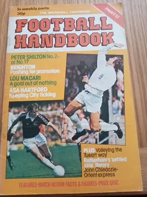 Football Handbook Part 17 Marshall Cavendish 1978 Pro File Asa Hartford  • £1.80