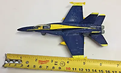 Blur Angels F/A-18 Hornet Fighter Jet McDonnell Douglas DieCast 6 L Great 8/10 • $19.85