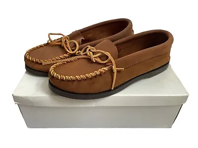 Vintage Minnetonka Hardsole Moccasin Shoes Womens Size 8 NIB NOS 80s Made In USA • $65