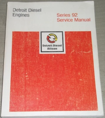 $89.99 • Buy Detroit Diesel 6v92 8v92 12v92 16v92 Engine Service Shop Repair Manual 6se380