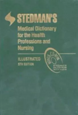 Stedman's Medical Dictionary For The Health P- Hardcover Stedman 9780781744263 • $5.57