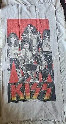 KISS MEMORABILIA- 1980 Beach Towel Aucoin Vintage Original Australian Only RARE  • $429.99