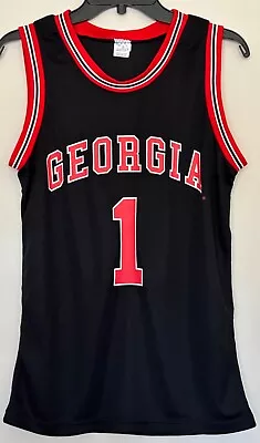 Georgia Bulldogs #1 Basketball Jersey Adult Size Small UGA Promotional Shirt • $17.99