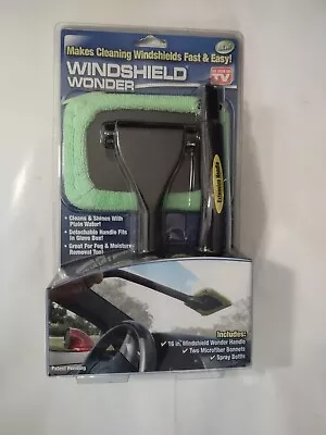 Telebrands Windshield Wonder As Seen On TV Cleaning Tool With Microfiber Pads! • $8.95