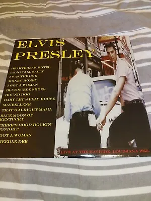 £14.99 • Buy Elvis Presley 12” Vinyl Lp Live At The Hayride Louisiana 1955 Red / Pink Colour