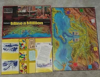 Vintage Waddington's 1965 Mine A Million Business Game - Game Pieces & Parts 10 • £3.25