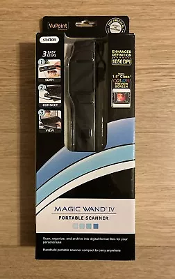 Vupoint Solutions Magic Wand Portable Scanner ST470R With Color LCD NEW Black • $30