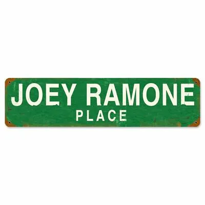 $66 • Buy Joey Ramone Place The Ramones 18  Heavy Duty Usa Made Metal Advertising Sign