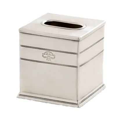Shiraleah Le Bain Decorative Parisian Brass Tissue Box Cube Holder Table Top • £47.23