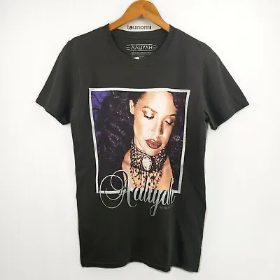  In Memory Of AALIYAH  Women's Licensed 90s R&B Music Fan Black T-Shirt NWT [S] • $22.14